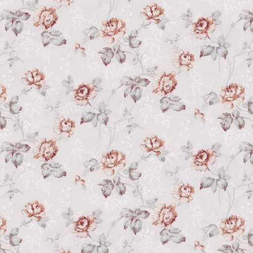 Lim & Handtryck - Belle epoque - Grå/Terrakotta x104-35