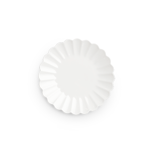Oyster Tallrik 20 cm Vit