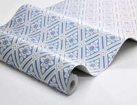 Boråstapeter - Ester - Blue & White