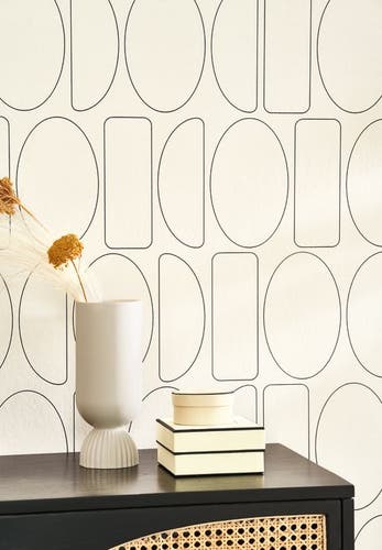 Casadeco - Legerete Beige / Noir Fus Alchimie Cad