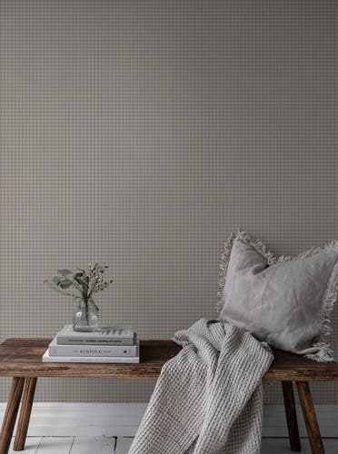 Duro - Lotta Grå/Beige Småmönstrat