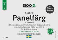 SiOO:X Panelfärg Träskydd 3L Black Stone