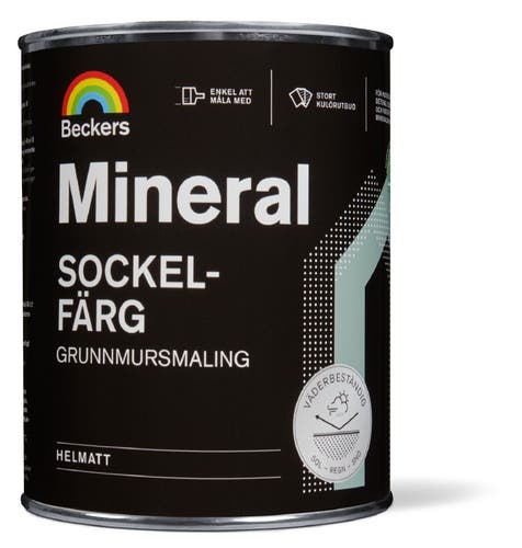 Mineral Sockelfärg 1 L Vit