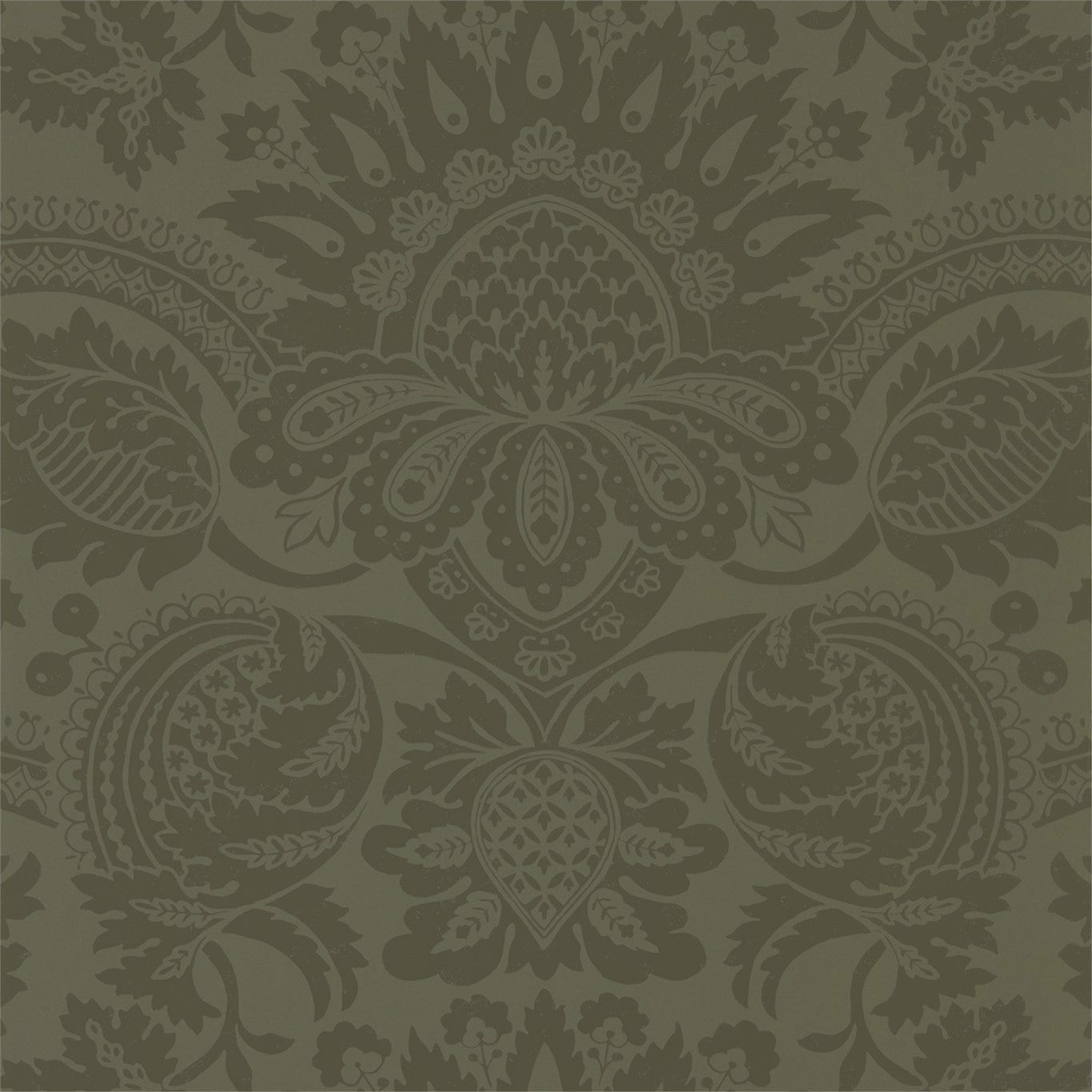 Zoffany - Pomegranate Olivine Damask The Alchemy of Col