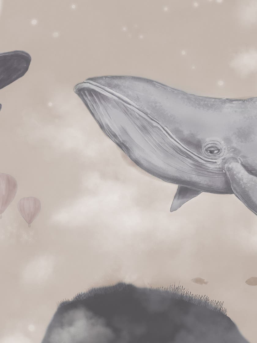 Boråstapeter - Whales in the sky