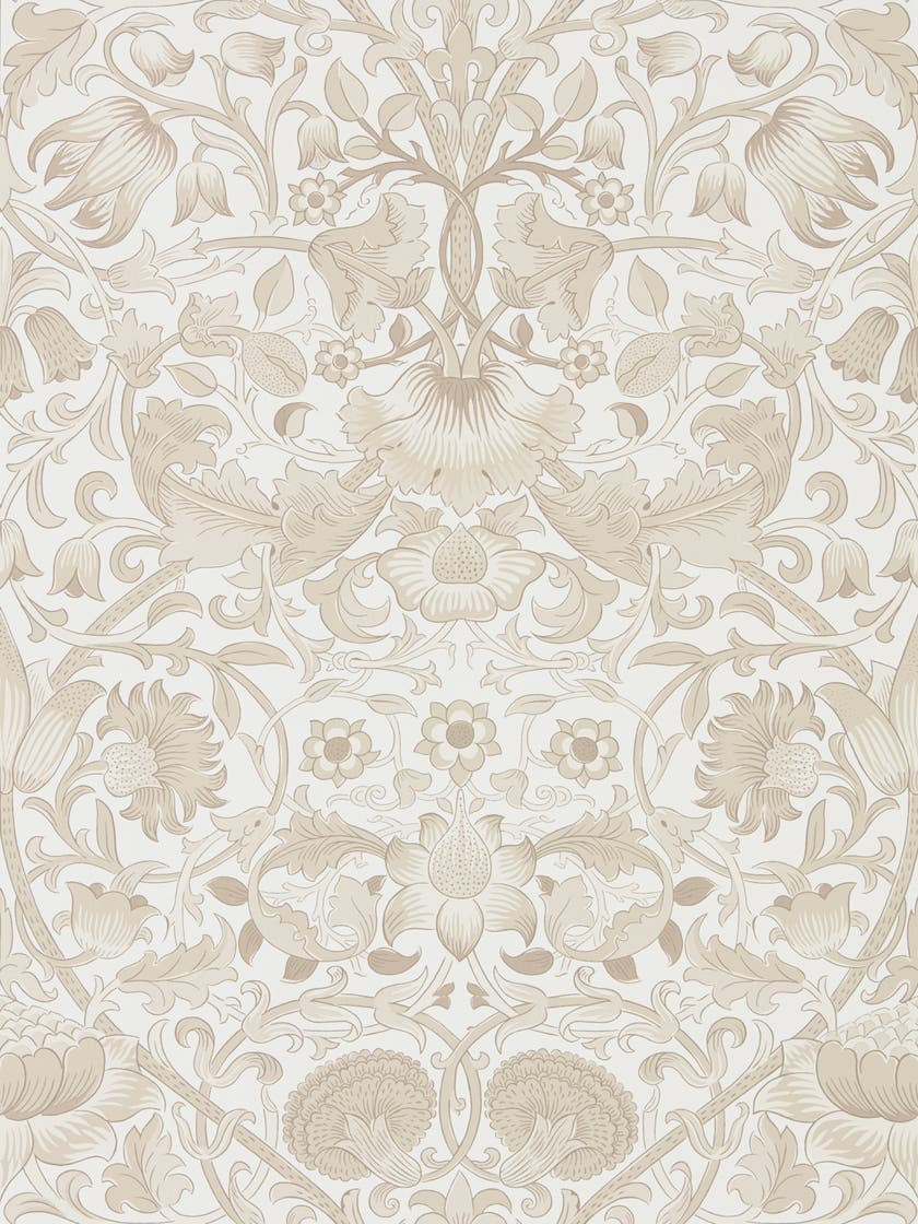 Pure Lodden Ivory/Linen Morris Pure Wallpapers