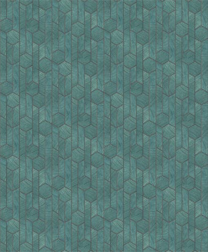 Midbec Tapeter - Kantha Teal