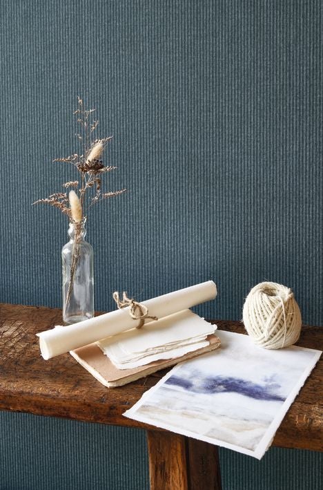 Casadeco - Papier Kraft Bleu Petrole Papercraft