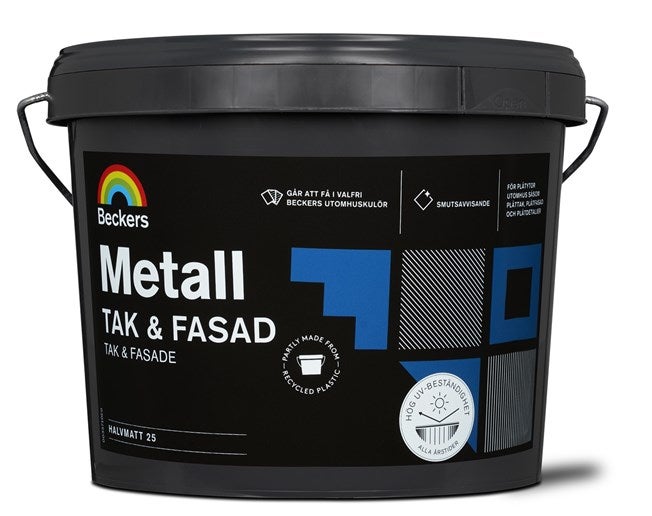 Metall Tak & Fasad 3 L Vit