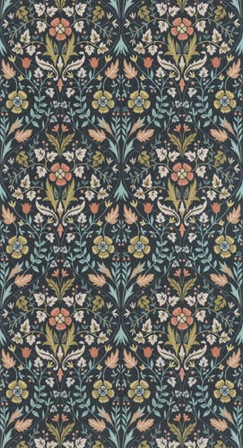 Casadeco - Archibald Bleu Petrole Arts & Crafts