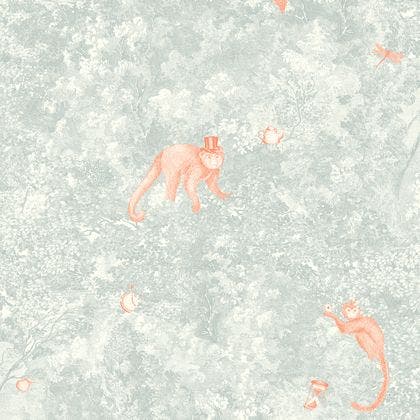 Casadeco - Jardin Des Merveilles Ble Voyage Onirique