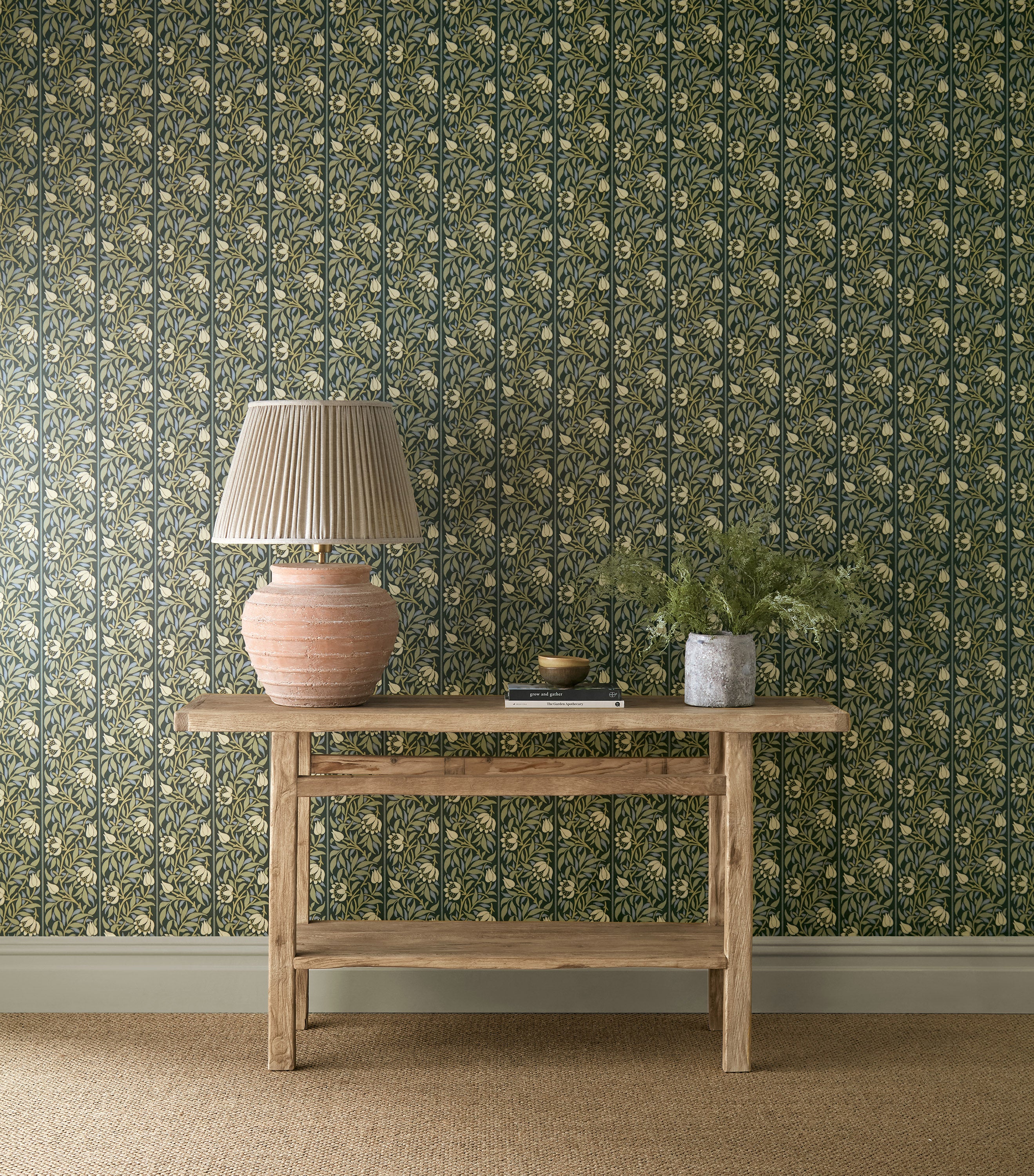 Morris & Co - Peony Trellis Bayleaf Slate