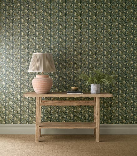 Morris & Co - Peony Trellis Bayleaf Slate