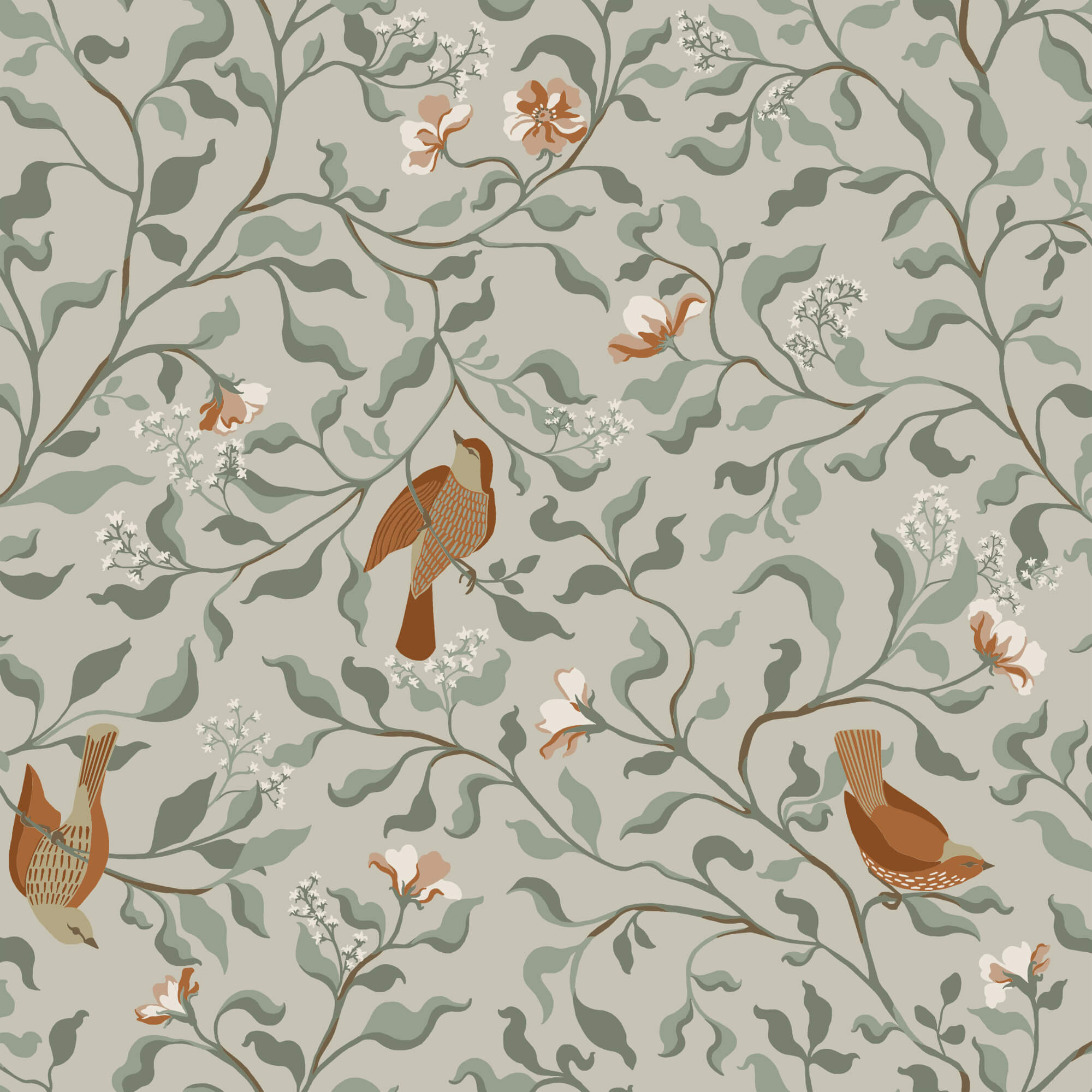 Duro - Josefin Beige Flora