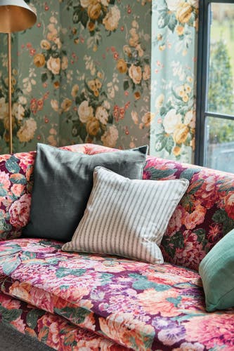 Sanderson - Stapleton Park Sage/Honey Sanderson One Sixty Wallp