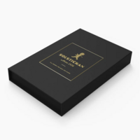 Brandfilt Mattsvart/Guld