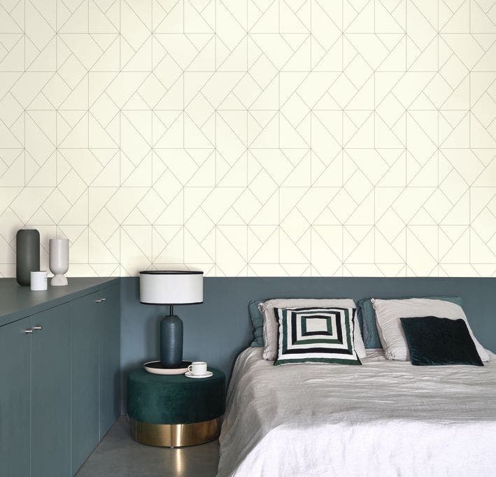 Casadeco - Subtilite Beige Fusain Alchimie Cad