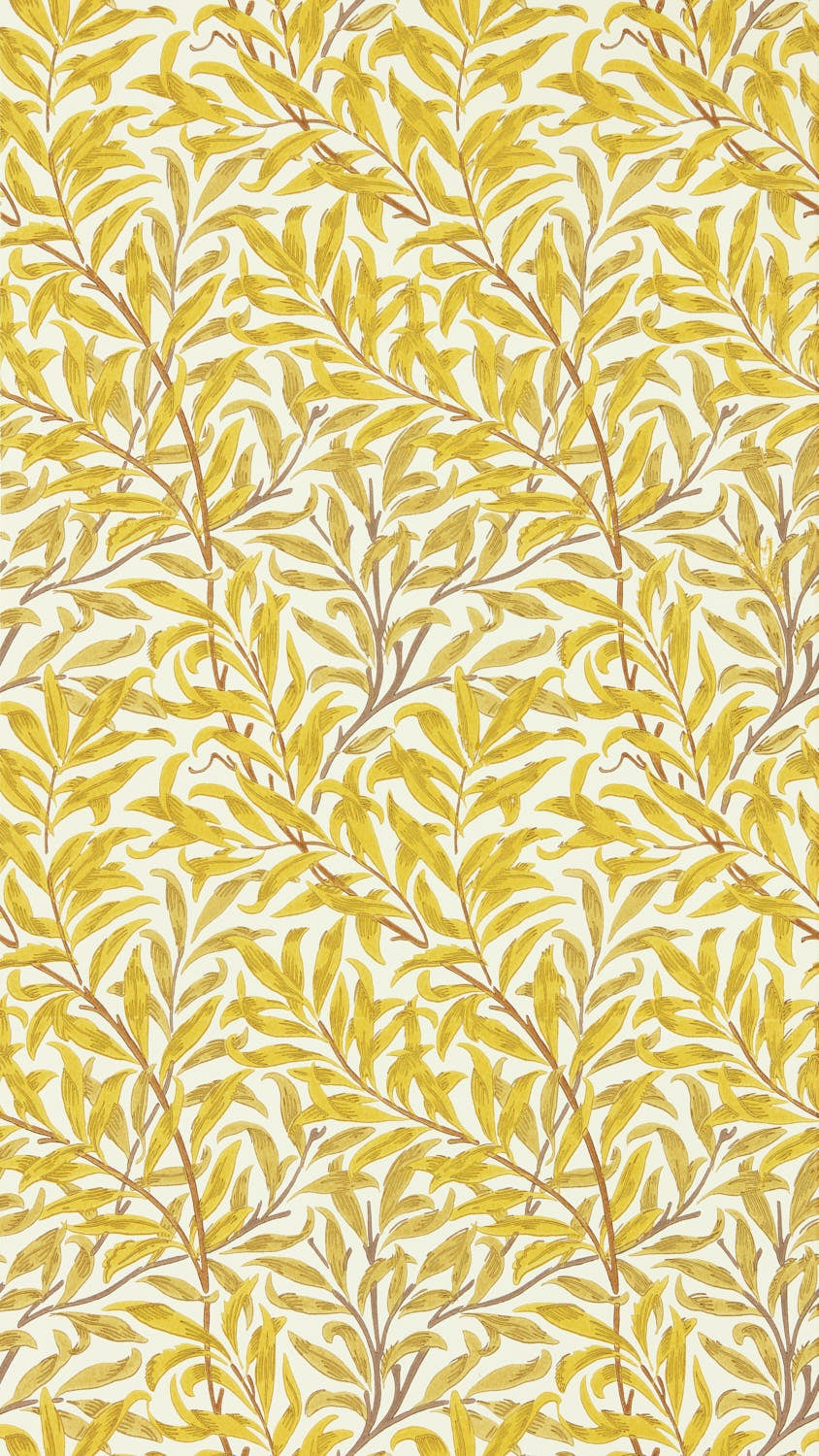 Morris & Co - Willow Bough Summer Yello Cornubia Wallpapers