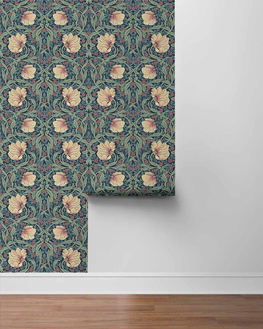 Peel & Stick Pimpernel Garden Bluestone & Clay NW54202