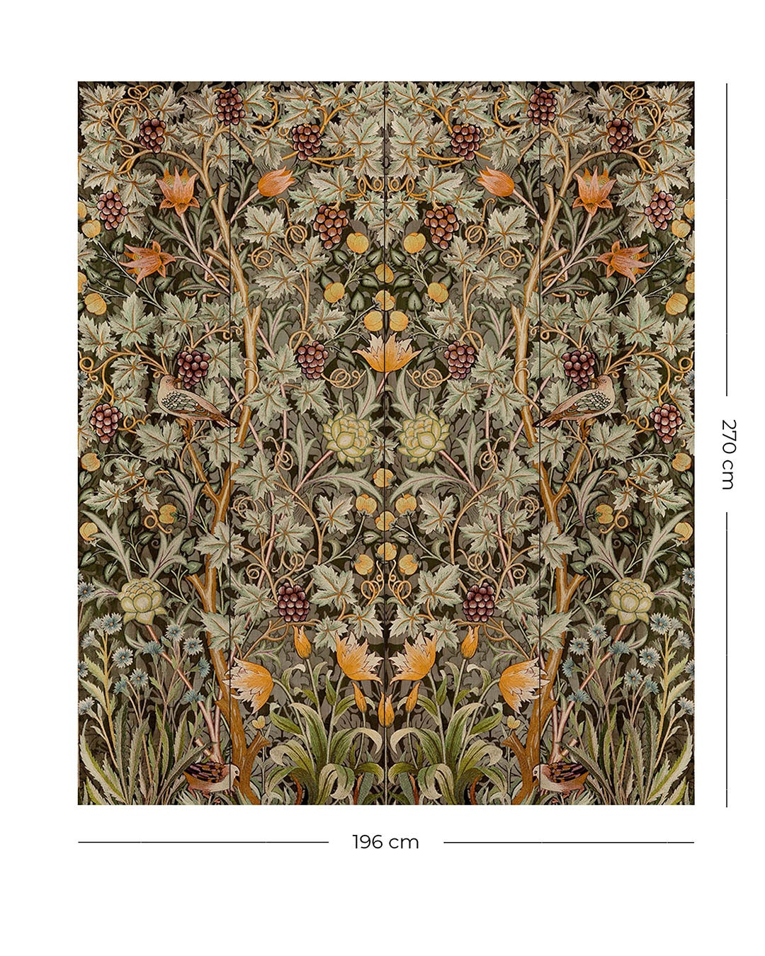 Midbec Tapeter - Vine Embroidery