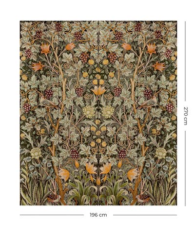 Midbec Tapeter - Vine Embroidery