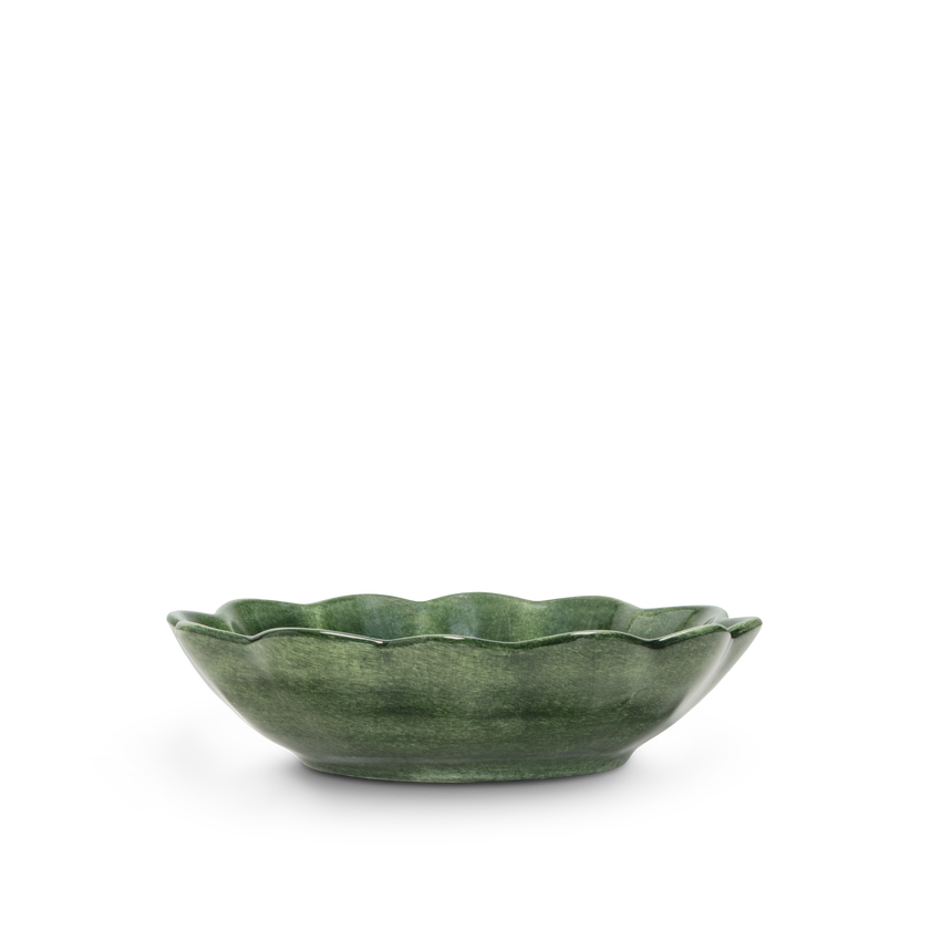 Oyster Skål 18x16 cm Forest Green