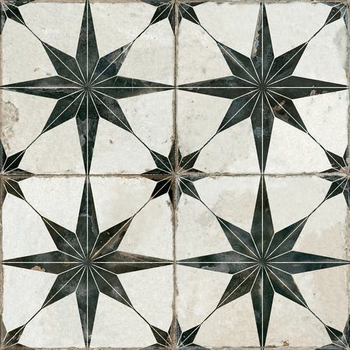 Star Star Svart/vit 45X45