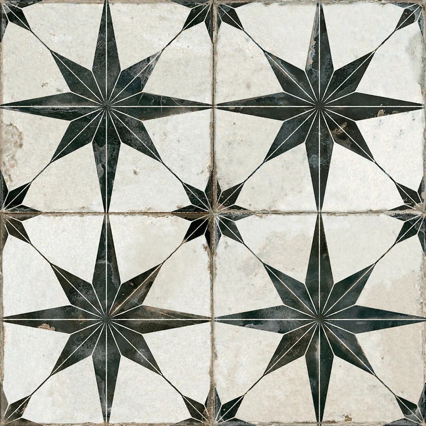 Star Star Svart/vit 45X45