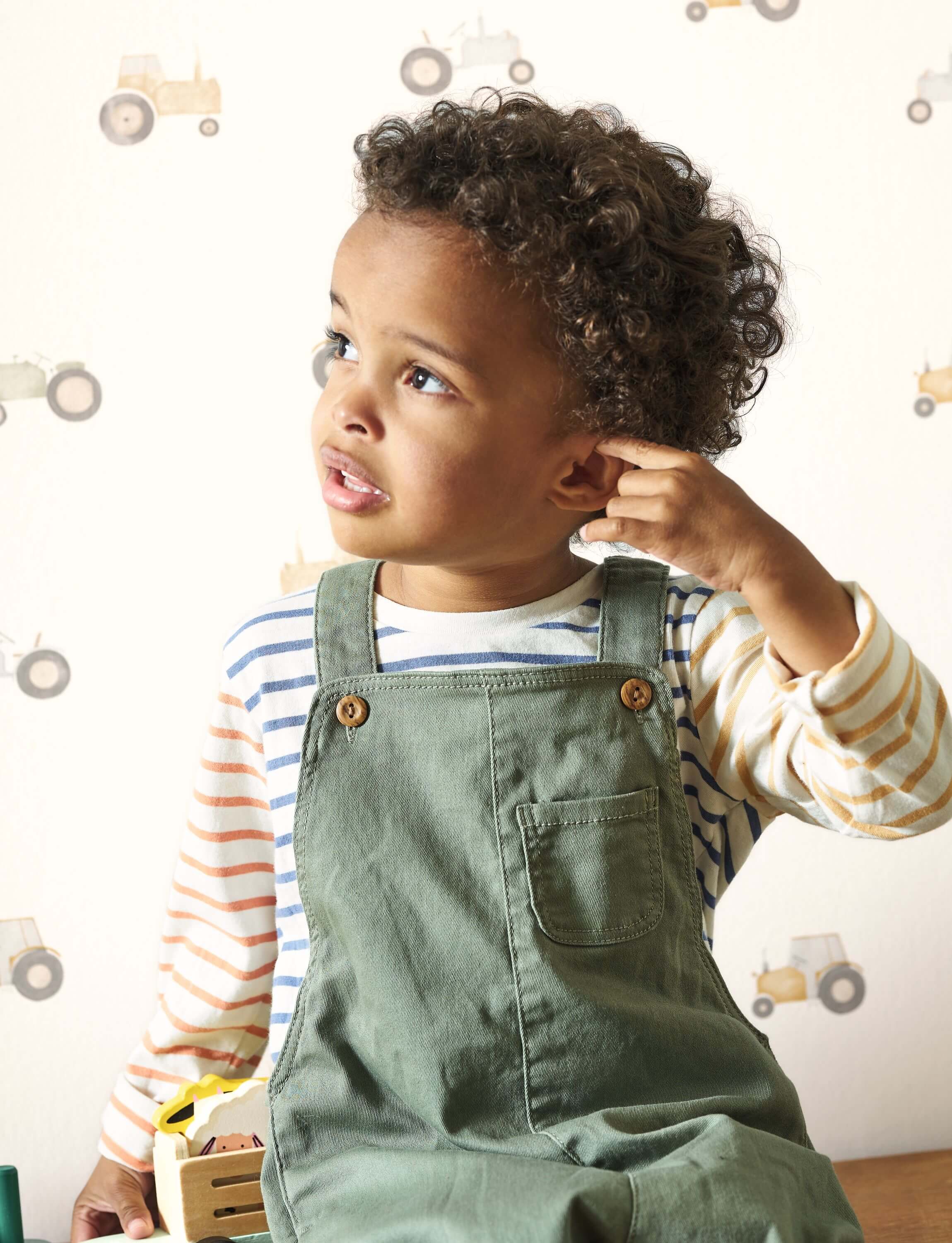 Casadeco - Vintage Tractor Naturel Once Upon A Time