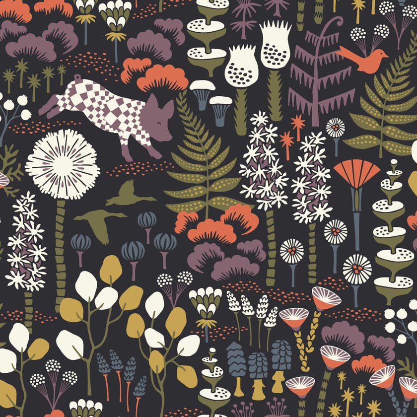 Boråstapeter - Hanna Werning Hoppmosse 1452, Swedish Designers Wallpapers