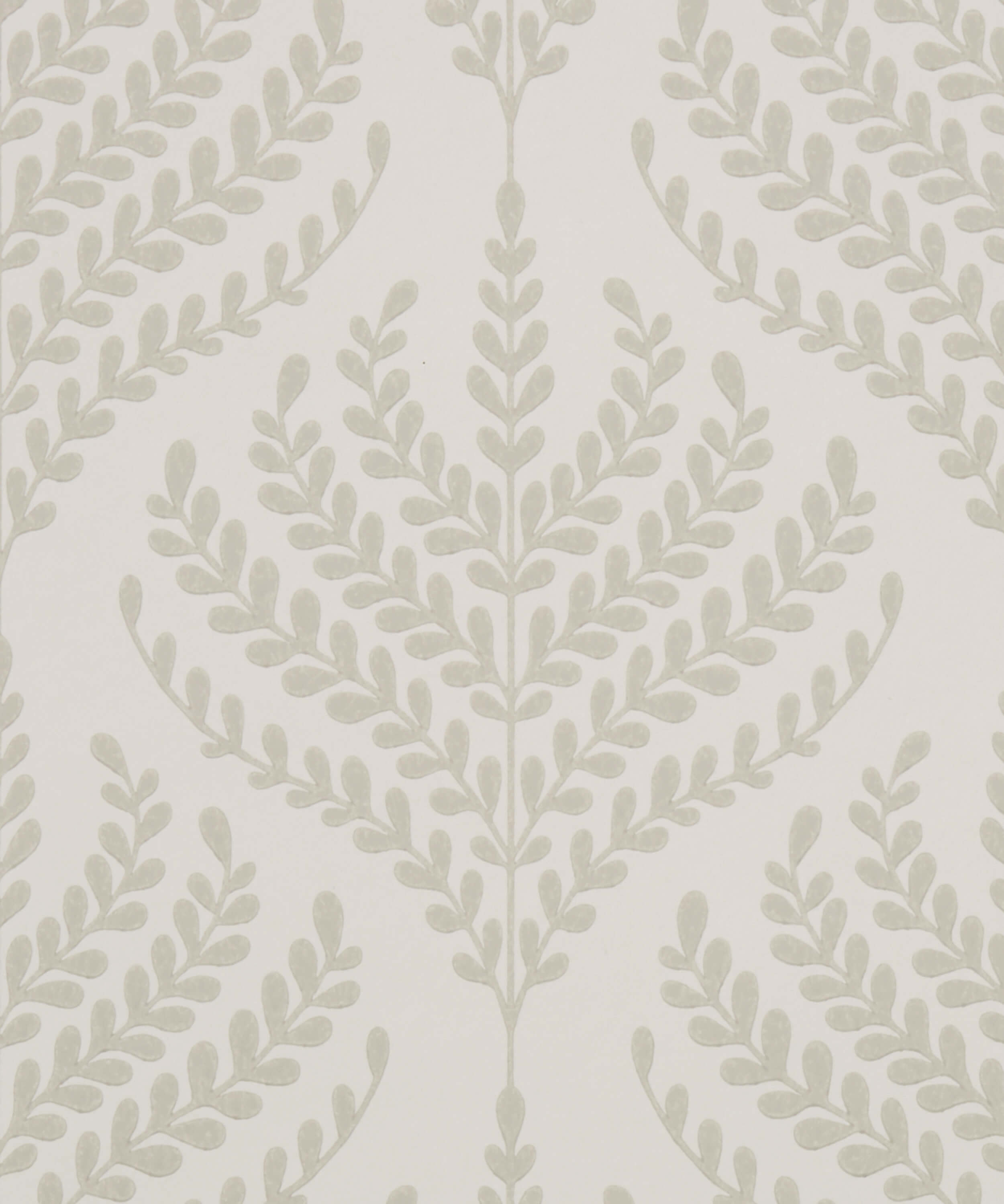 Liberty - Paisley Fern Pewter White