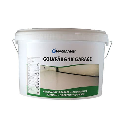 Golvfärg 1K Garage - Valfri kulör 10L
