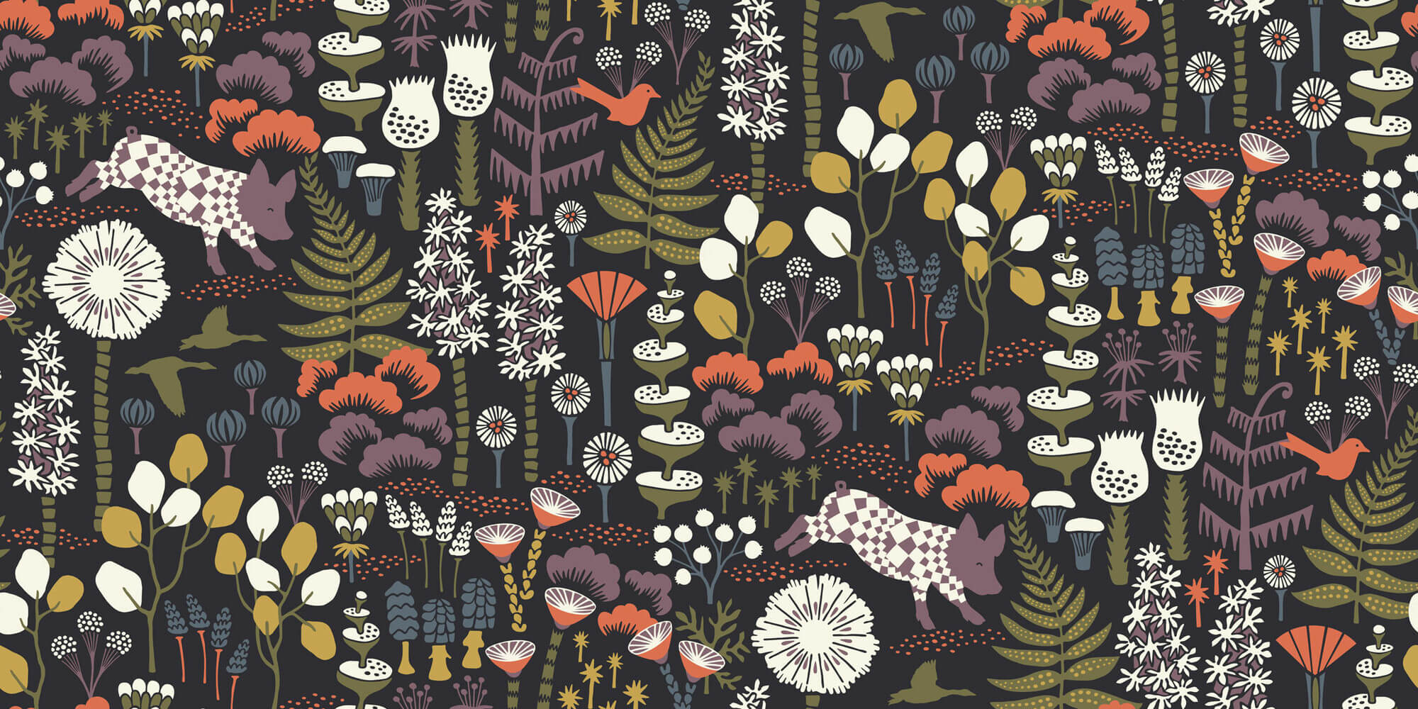 Boråstapeter - Hanna Werning Hoppmosse 1452, Swedish Designers Wallpapers