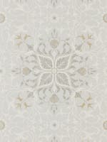 Pure Net Ceiling Stone/Ch Morris Pure Wallpapers