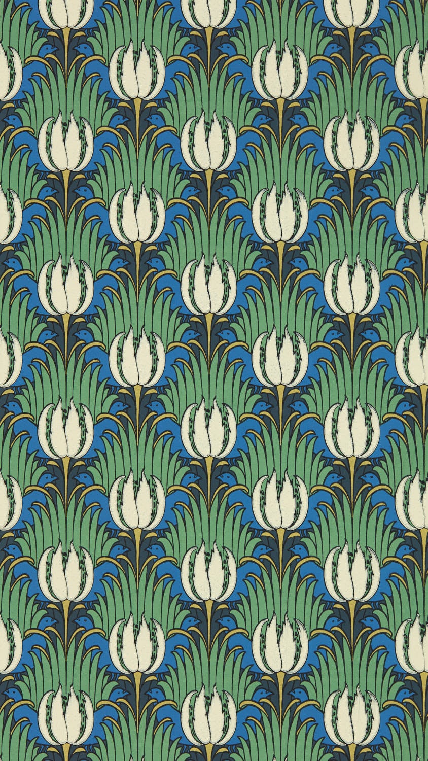 Morris & Co - Tulip & Bird Goblin Green Bedford Park Wallpapers
