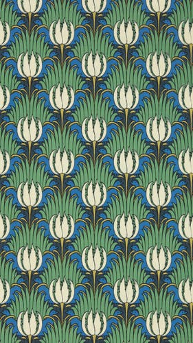 Morris & Co - Tulip & Bird Goblin Green Bedford Park Wallpapers
