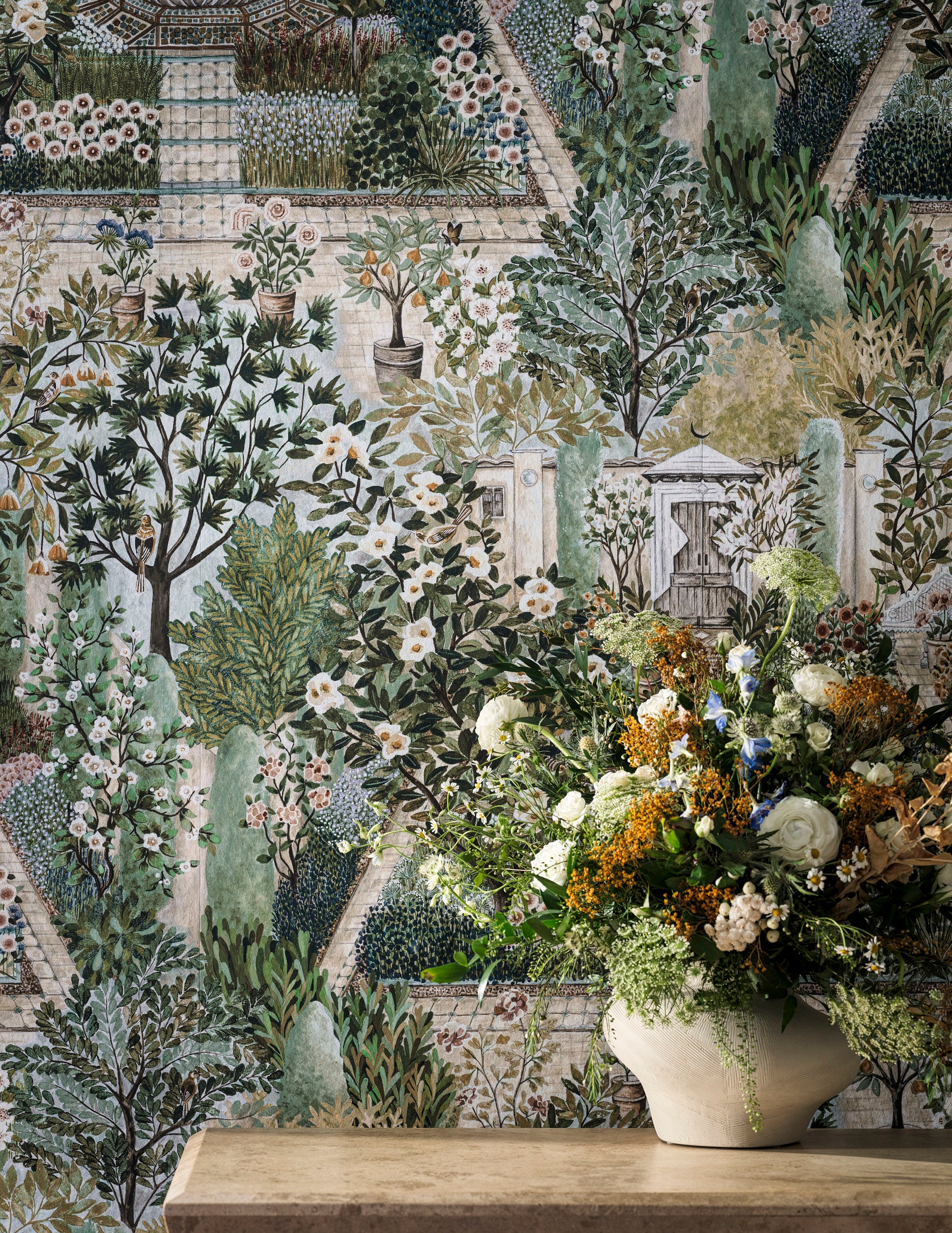 Sanderson - Carpet Garden Sanctuary