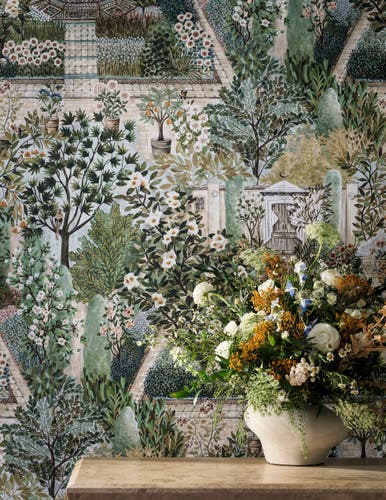 Sanderson - Carpet Garden Sanctuary