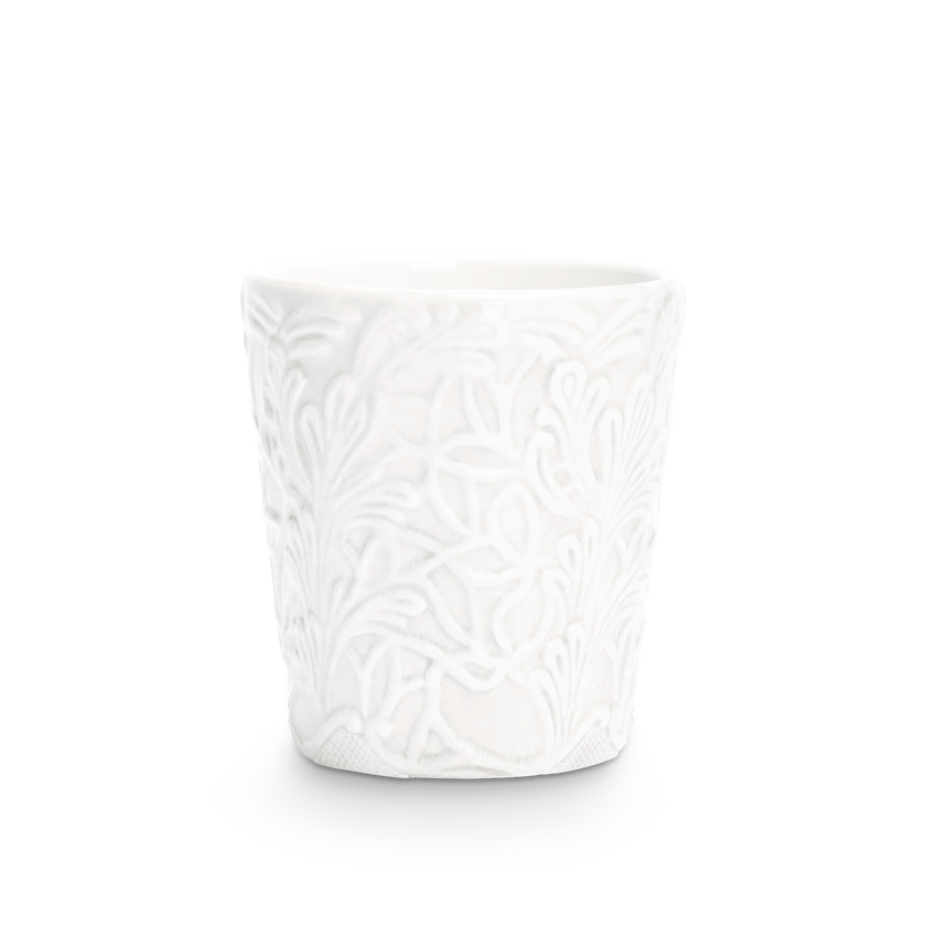 Lace Mugg 30 cl Vit