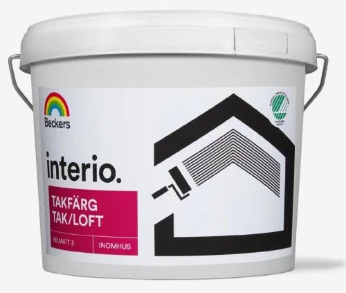 TAKFÄRG INTERIO 1 L VIT
