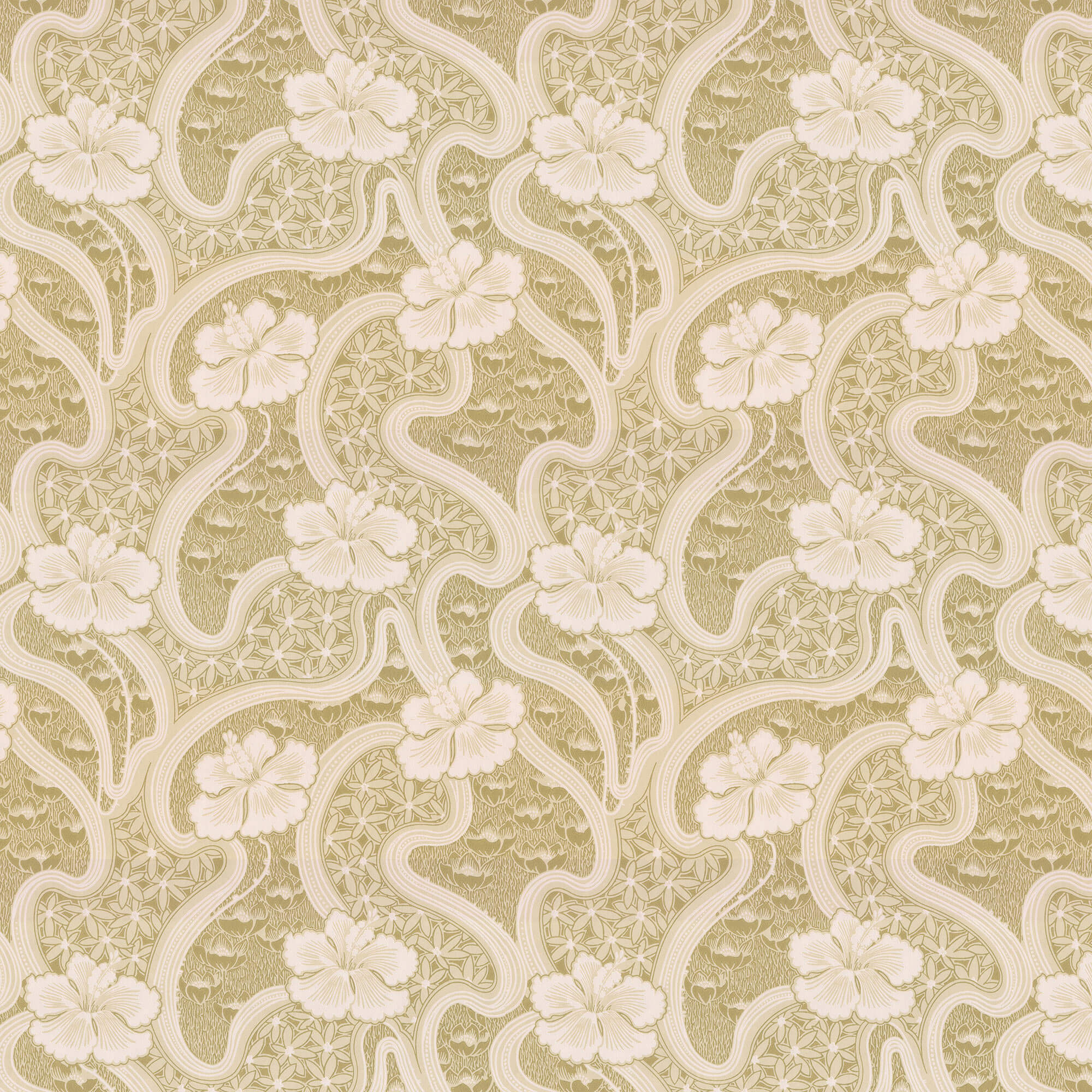 Lim & Handtryck - Tjolöholm - Grön/Vit x131-55