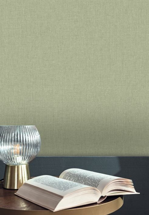 Caselio - Uni Mat Vert Eucalyptus Linen Edition 2
