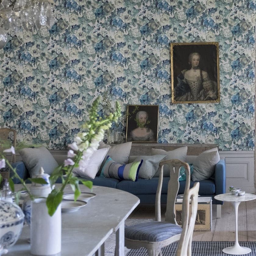 Designers Guild - Roseto - Wide Caprifoglio Wallpapers