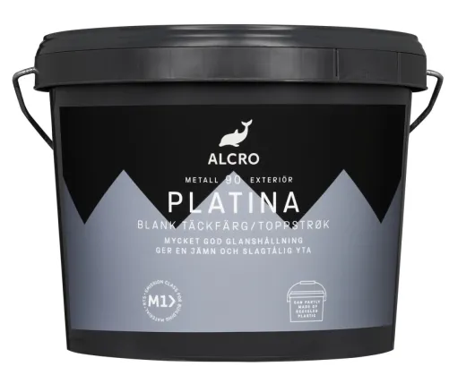 Platina Blank Täckfärg - 0,75L  - Valfri Ljus kulör