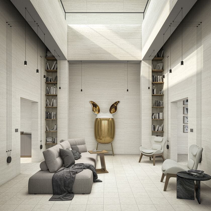 London-R Blanco - 80x80cm