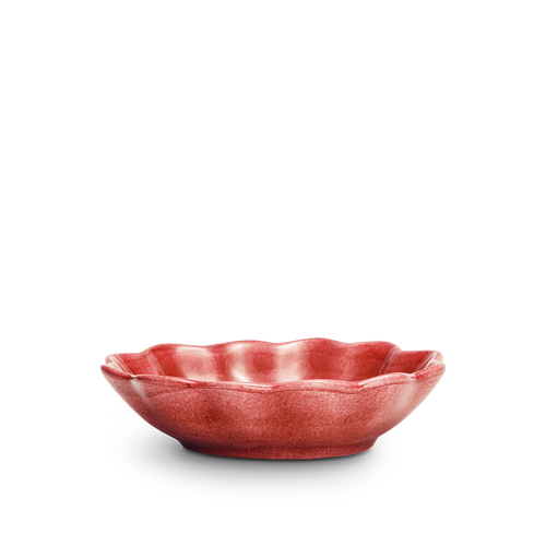 Oyster Skål 18x16 cm Röd