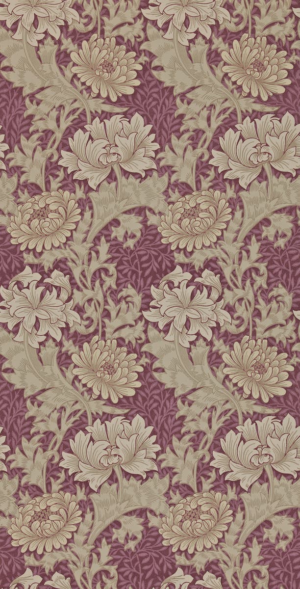 Morris & Co - Chrysanthemum Wine Archive II Wallpapers