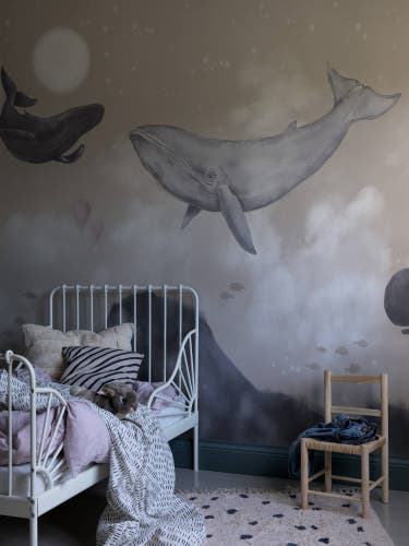 Boråstapeter - Whales in the sky