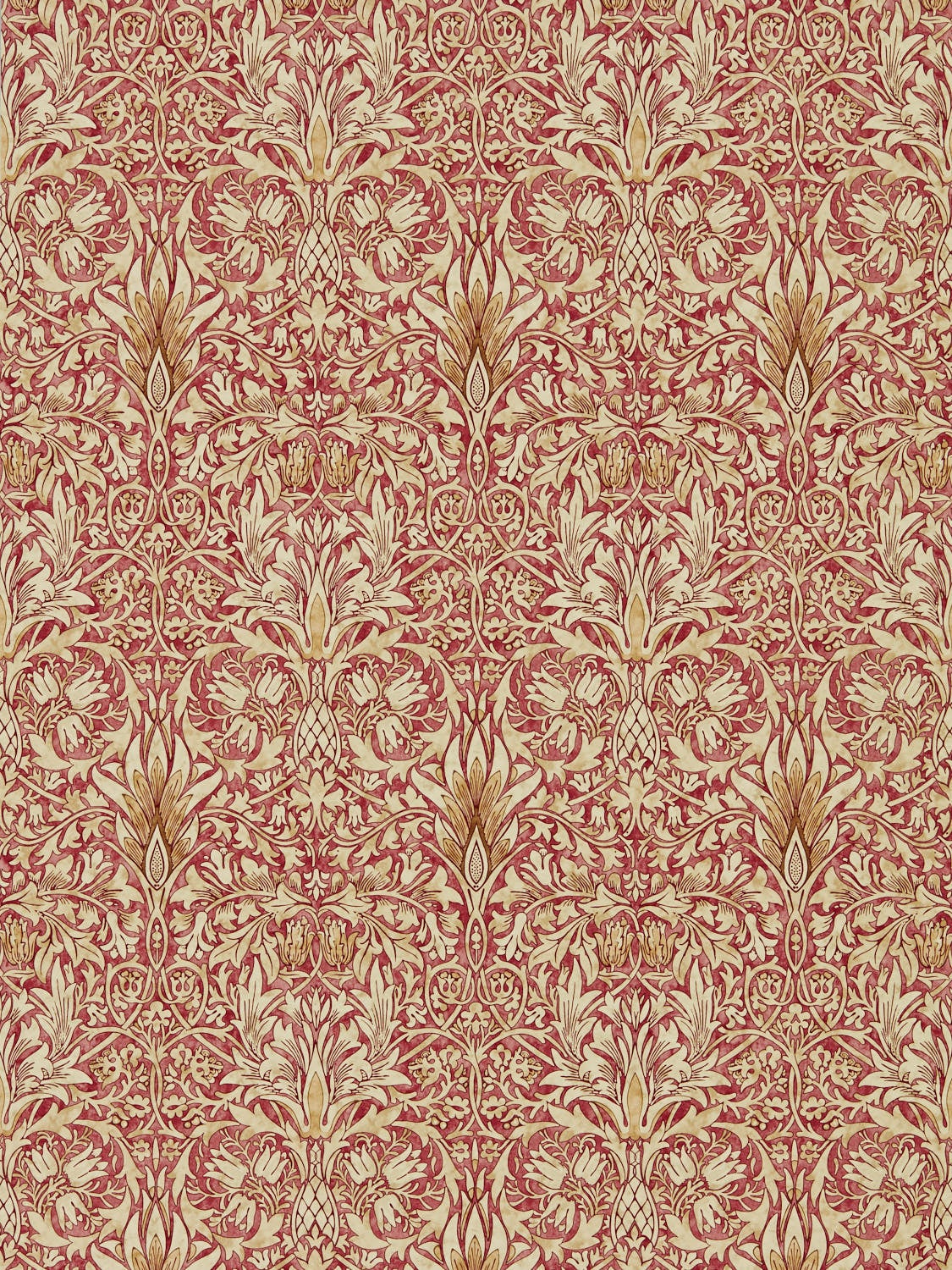 Morris & Co - Snakeshead Madder/Gold Morris 160th Anniversary