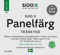 SiOO:X Panelfärg Träskydd 10L Lava Grey